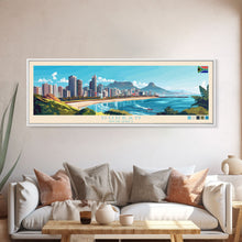 Cargar imagen en el visor de la galería, Durango, Mexico Panoramic Travel Poster Canvas Print, Durango, Mexico Painting, Mexico Art, Durango Travel Art, Guest Room Painting
