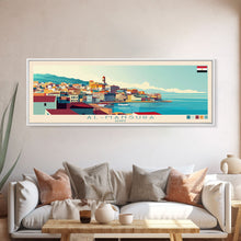 Load image into Gallery viewer, Albury–Wodonga, Australia Travel Poster Panoramic Canvas Print, Albury–Wodonga, Australia Painting, Australia Art, Albury–Wodonga Travel Art, Guest Room Painting
