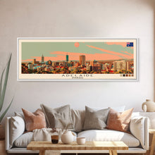 Carregar imagem no visualizador da galeria, Adelaide, Australia Panoramic Canvas Print, Adelaide, Australia Painting, Australia Art, Adelaide Travel Poster, Travel Art, Guest Room Painting
