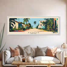 Carregar imagem no visualizador da galeria, Anyama, Ivory Coast Panoramic Canvas Print, Anyama, Ivory Coast Painting, Ivory Coast Art, Anyama Travel Poster, Travel Art, Guest Room Painting
