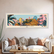 Load image into Gallery viewer, Bangalore, India Panoramic Canvas Print, Bangalore, India Painting, India Art, Bangalore Travel Poster, Travel Art, Vacation Gift
