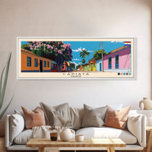 Carregar imagem no visualizador da galeria, Capiata, Paraguay Panoramic Canvas Print, Capiata, Paraguay Painting, Paraguay Art, Capiata Travel Poster, Travel Art, Guest Room Painting
