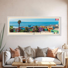 Cargar imagen en el visor de la galería, Chimbote, Peru Panoramic Canvas Print, Chimbote, Peru Painting, Peru Art, Chimbote Travel Poster, Travel Art, Housewarming Gift
