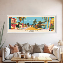 Cargar imagen en el visor de la galería, Chimoio, Mozambique Panoramic Canvas Print, Chimoio, Mozambique Painting, Mozambique Art, Chimoio Travel Poster, Travel Art, Guest Room Painting
