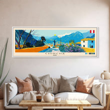 Cargar imagen en el visor de la galería, Chincha, Peru Panoramic Canvas Print, Chincha, Peru Painting, Peru Art, Chincha Travel Poster, Travel Art, Guest Room Painting
