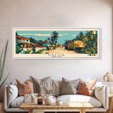 Load image into Gallery viewer, Daloa, Ivory Coast Panoramic Canvas Print, Daloa, Ivory Coast Painting, Ivory Coast Art, Daloa Travel Poster, Travel Art, Living Room Painting
