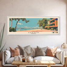 Load image into Gallery viewer, Darwin, Australia Panoramic Canvas Print, Darwin, Australia Painting, Australia Art, Darwin Travel Poster, Travel Art, Housewarming Gift
