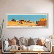 Load image into Gallery viewer, El-Obeid,  Sudan Panoramic Canvas Print, El-Obeid,  Sudan Painting,  Sudan Art, El-Obeid Travel Poster, Travel Art, Vacation Gift
