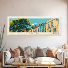 Carregar imagem no visualizador da galeria, Exeter, England Panoramic Canvas Print, Exeter, England Painting, England Art, Exeter Travel Poster, Travel Art, Vacation Gift
