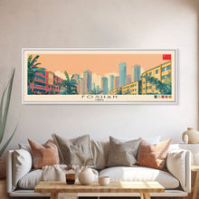 Load image into Gallery viewer, Foshan, China Panoramic Canvas Print, Foshan, China Painting, China Art, Foshan Travel Poster, Travel Art, Vacation Gift

