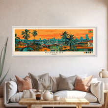 Carregar imagem no visualizador da galeria, Kumasi, Ghana Panoramic Canvas Print, Kumasi, Ghana Painting, Ghana Art, Kumasi Travel Poster, Travel Art, Living Room Painting
