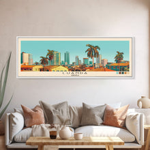 Cargar imagen en el visor de la galería, Luanda, Angola Panoramic Canvas Print, Luanda, Angola Painting, Angola Art, Luanda Travel Poster, Travel Art, Vacation Gift
