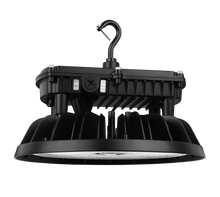 Carregar imagem no visualizador da galeria, 310W Tunable UFO LED High Bay Light - Selectable Wattage (310W /270W/240W) &amp; CCT (4000K/5000K), 47,430 Lumens, 0-10V Dimmable - UL &amp; DLC 5.1 Certified
