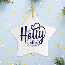 Carregar imagem no visualizador da galeria, Holly Jolly Christmas Ornament
