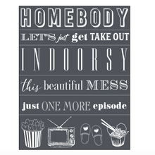 Load image into Gallery viewer, Homebody - Mesh Stencil 8.5x11
