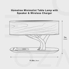 Cargar imagen en el visor de la galería, Hometree Minimalist Table Lamp with Speaker &amp; Wireless Charger
