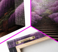 Carregar imagem no visualizador da galeria, Beautiful Wisteria Garden Walkway Path Wall Art, Fine Art Print, Wall Poster, Wall Print
