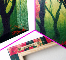 Load image into Gallery viewer, Japanese Maple Forest, Framed Canvas Print, Ready To Hang Wall Art

