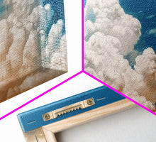 Cargar imagen en el visor de la galería, Cloud Wall Art Triptych 3 Piece Set Blue Wall Art Abstract Art Print Minimalist Wall Art Indigo Art Maximalist Deco Sky Wall Art Sky Print
