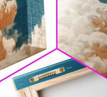 Cargar imagen en el visor de la galería, Clouds On Canvas, Framed Wall Art Set of 3 Pastel Cloud Navy Blue Sky Nature Landscape Prints Minimalist Modern Art Nature Wall Decor
