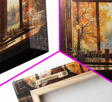 Load image into Gallery viewer, Bar Wall Art, Fall Wall Print, Tavern Art, Canvas Print, Wall Hanging, Panoramic Art, Anniversary Gift, Dining Room Decor, Gaming Wall Decor
