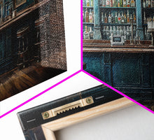 Load image into Gallery viewer, Bar Decor, Prohibition Wall Art, Saloon Wall Art, Canvas Print, Wall Hanging, Panoramic Art, Farmhouse Wall Decor, Kitchen Print, Gift Ideas
