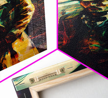 Load image into Gallery viewer, Cowboy waiting for the train, framed wall art, framed canvas print
