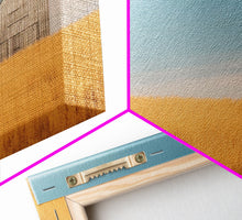 Load image into Gallery viewer, Liminal Spaces, Rustic Farmhouse Wall Decor, Teal Gray Barn Landscape Art Print or Canvas, Country Living Room Wall Decor, Liminal Art
