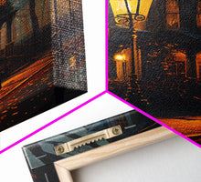 Cargar imagen en el visor de la galería, Old Vintage Victorian Home House Night Fine Art Print, Wall Decor, Wall Poster, Wall Art Print

