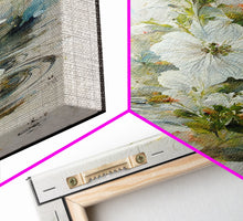 Cargar imagen en el visor de la galería, Flower Market Print, Botanical Wall Art, Floral Drawing Posters, Custom Wall Art, Canvas Print, Flower Pattern Wall Art
