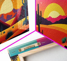Load image into Gallery viewer, Desert Canvas Prints, Nature Prints Wall Art Set, Framed Canvas Prints Wall Decor, 3 Piece Wall Art Set, Southwestern Decor, Original Art
