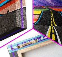 Load image into Gallery viewer, Death Valley, California Wall Art, America Travel Poster, Travel Wall Print, Travel Poster, Travel Wall Art, Canvas Wall Print
