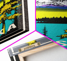 Carregar imagem no visualizador da galeria, Alaska Print, Alaska Art, Alaska Wall Art, Travel Wall Print, Travel Poster, Travel Artwork, Travel Wall Art, Wall Poster, Canvas Wall Print
