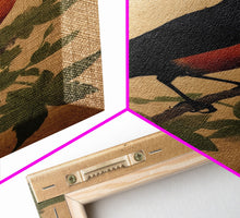 Load image into Gallery viewer, Oriole Wall Decor, Black And Orange Bird Wall Art, Animal Wall Art, Minimalist Print, Wall Decor, Canvas Print, Wall Art, Framed Canvas
