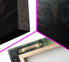 Carregar imagem no visualizador da galeria, Butterfly In Woods, Butterfly Wall Decor, Dark Art, Green Wall Art, Insect Wall Decor, Wall Decor, Canvas Print, Wall Art, Framed Canvas
