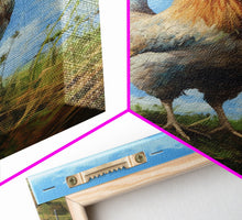 Cargar imagen en el visor de la galería, Farmhouse Art, Rooster Painting, Rooster Wall Art, Country Wall Art, Minimalist Wall Art, Wall Decor, Canvas Print, Wall Art, Framed Canvas
