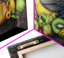 Cargar imagen en el visor de la galería, Fruits Wall Art, Food Wall Decor, Farmhouse Wall Decor, Kitchen Wall Art, Panoramic Wall Decor, Canvas Print, Wall Art, Framed Canvas Art
