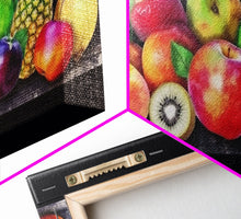 Cargar imagen en el visor de la galería, Fruits Wall Art, Food Wall Decor, Kitchen Wall Art, Panoramic Wall Decor, Canvas Print, Wall Art, Framed Canvas Art, Farmhouse Wall Decor,
