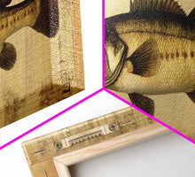 Load image into Gallery viewer, Fish Wall Decor, Animal Wall Art, Nature Wall Art, Minimalist Wall Decor, Panoramic Wall Decor, Canvas Print, Wall Art, Framed Canvas Art
