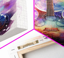 Load image into Gallery viewer, Lute Art, Stringed Instrument Print, Framed Canvas Art, Fantasy Decor, Art / Gift For The Bard Player
