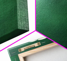 Load image into Gallery viewer, Emerald Green Rain Cloud Wall Art, Framed Canvas Or Poster Print, Abstract Art Print, Minimalist Wall Decor, Maximalist Decor, Dark Green
