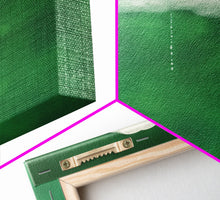 Load image into Gallery viewer, Dark Green Rain Cloud Wall Art, Framed Canvas Or Poster Print, Abstract Art Print, Minimalist Wall Decor, Maximalist Decor, Emerald Green
