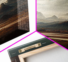 Carregar imagem no visualizador da galeria, Arizona wall art, canvas print, desert, rocks, mountains, steppes, cool nature wall decor

