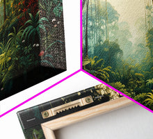 Carregar imagem no visualizador da galeria, Forest Wall Art, Trees Wall Print, Jungle Wall Art, Panoramic Art, Wall Art, Canvas Art, Landscape Art, Dorm Room Art, Office Decor, Prints
