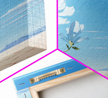 Load image into Gallery viewer, Desert Art, Wildflowers Wall Art, Botanical Painting, Panoramic Art, Wall Art, Canvas Art, Landscape Art, Horizontal Print, Thank You Gift
