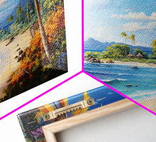 Carregar imagem no visualizador da galeria, Beach Wall Art, Ocean Wall Art, Nautical Print, Tropical Art, Panoramic Art, Wall Art, Canvas Art, Landscape Art, Beach House Wall Art
