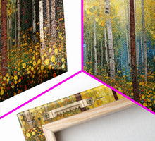 Carregar imagem no visualizador da galeria, Forest Wall Art, Summer Art, Trees Wall Print, Panoramic Art, Wall Art, Canvas Art, Landscape Art, Gift For Coworker, Country Wall Art
