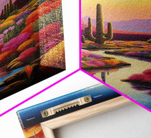 Load image into Gallery viewer, Desert Wall Art, Cactus Art, Nature Print, Canvas Print, Wall Art, Vertical Art, First Home Gift, Wall Art Prints, Living Room Prints
