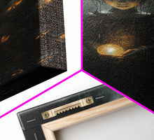 Load image into Gallery viewer, Dark Fantasy Art, Spooky Decor, Goth Decor, Canvas Print, Wall Art, Vertical Print, Dark Wall Art, Video Game Art, Gaming Wall Decor
