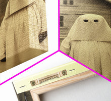 Carregar imagem no visualizador da galeria, Ghost Art Print, Haunted House Art, Horror Art Print, Spooky Room Decor, Canvas Print, Wall Art, Vertical Print, Home Decor, Wall Decor
